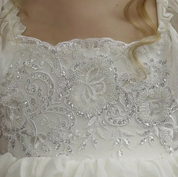 DOLLCAKE limited edition frothy frock Ivory DRESS 4 5 6 7 8 10 - Picture 8 of 12